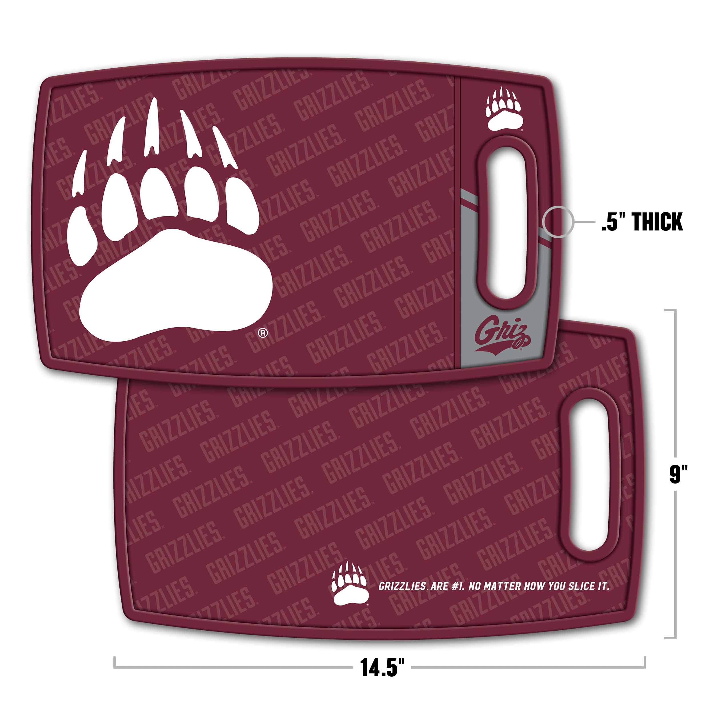 YouTheFan NCAA Montana Grizzlies Logo Series Cutting Board - Sports Collectibles, Sports Memorabilia, Sports Fan Shop, Sports Gifts