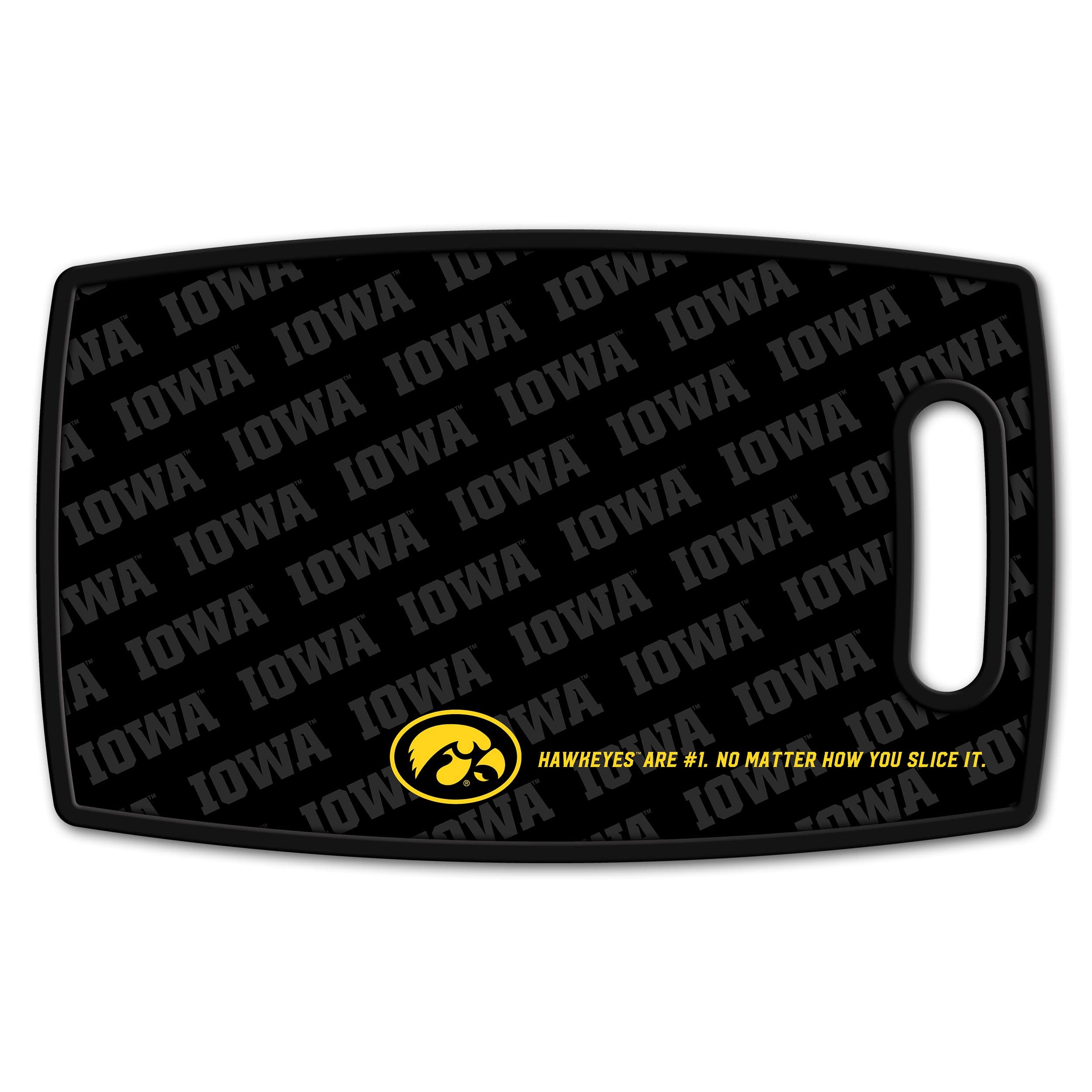 YouTheFan NCAA Iowa Hawkeyes Logo Series Cutting Board - Sports Collectibles, Sports Memorabilia, Sports Fan Shop, Sports Gifts