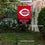 Cincinnati Reds Garden Flag with Stand Holder - Sports Collectibles, Sports Memorabilia, Sports Fan Shop, Sports Gifts