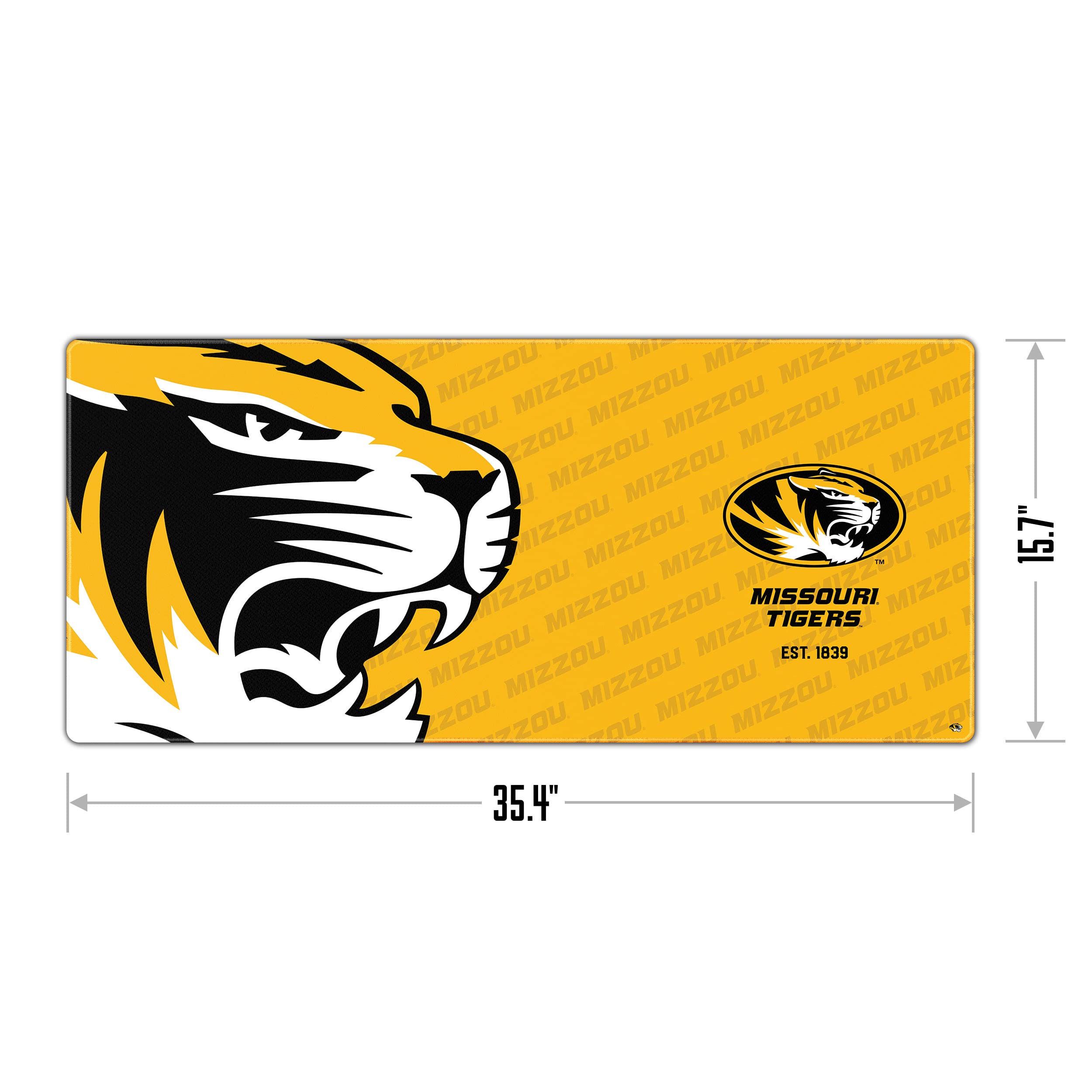 YouTheFan NCAA Missouri Tigers Logo Series Desk Pad - Sports Collectibles, Sports Memorabilia, Sports Fan Shop, Sports Gifts