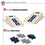 Wild Sports NFL Football Dallas Cowboys 1' x 2' Travel Size Solid Wood Cornhole Set with Direct Print HD Team Graphics – Great Gift for Any Sports Fan! Bean Bag Toss Family Games for Outdoor Play - Sports Collectibles, Sports Memorabilia, Sports Fan Shop, Sports Gifts