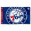 WinCraft Philadelphia 76ers Printed Header 3x5 Premium Banner Flag - Sports Collectibles, Sports Memorabilia, Sports Fan Shop, Sports Gifts