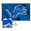 WinCraft Detroit Lions Embroidered Nylon Flag - Sports Collectibles, Sports Memorabilia, Sports Fan Shop, Sports Gifts