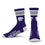 For Bare Feet NCAA Kansas State Wildcats 4 Stripe Deuce Crew Sock Team Color MEDIUM - Sports Gifts, Sports Memorabilia, Sports Collectibles, Fan Shop