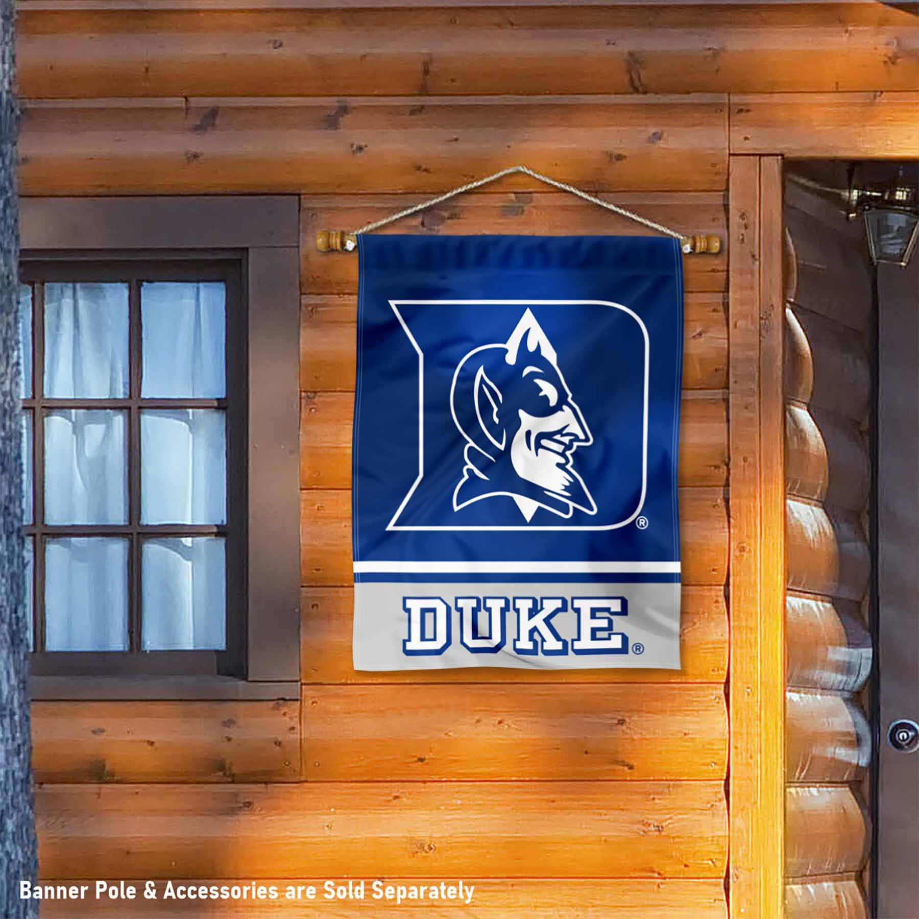 Duke Blue Devils Wordmark Logo House Flag Banner - Sports Collectibles, Sports Memorabilia, Sports Fan Shop, Sports Gifts