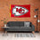 WinCraft Kansas City Chiefs Printed Header 3x5 Foot Banner Flag - Sports Collectibles, Sports Memorabilia, Sports Fan Shop, Sports Gifts
