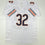 Autographed/Signed David Montgomery Chicago White Football Jersey JSA COA