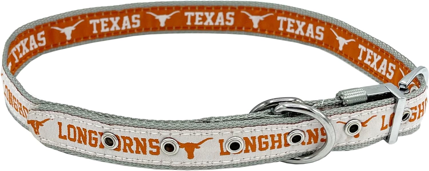 Texas Longhorns Reversible Collar Pets First - Sports Collectibles, Sports Memorabilia, Sports Fan Shop, Sports Gifts