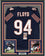 Framed Autographed/Signed Leonard Floyd 35x39 Chicago Blue Football Jersey JSA COA