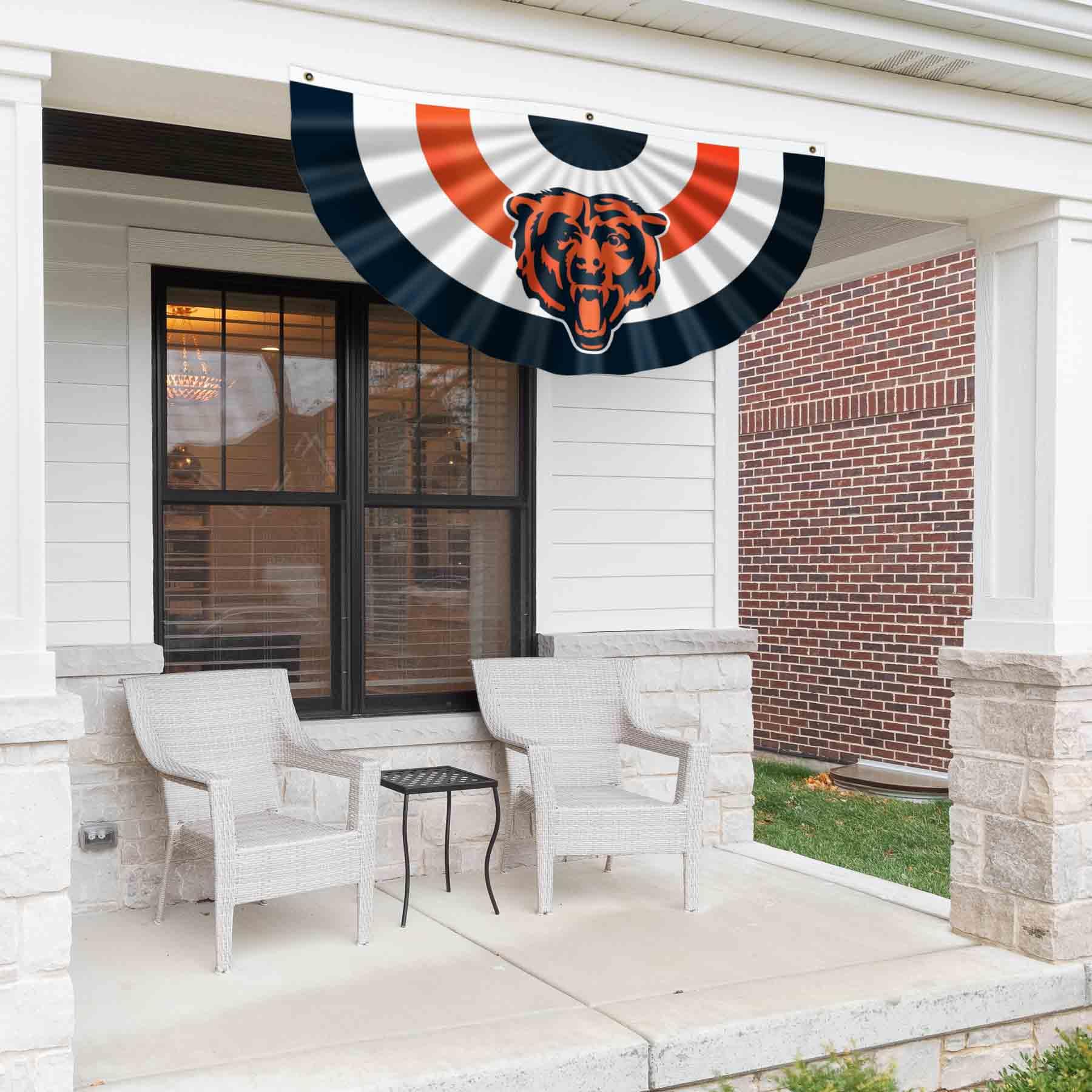 WinCraft Chicago Bears Bunting Pleated Fan Banners - Sports Collectibles, Sports Memorabilia, Sports Fan Shop, Sports Gifts