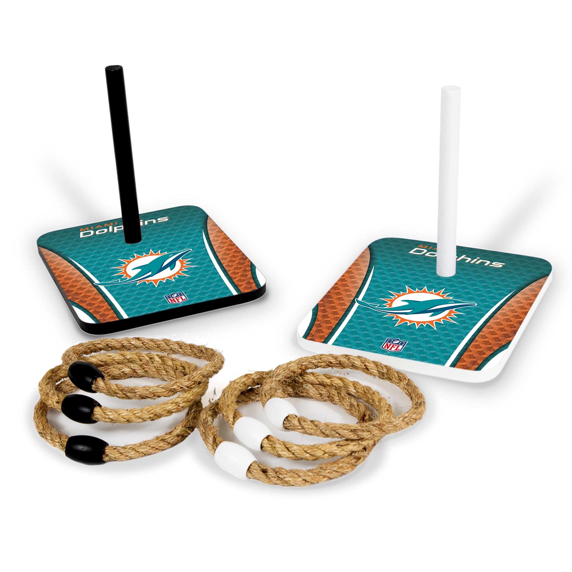 Wild Sports NFL Quoits Set with Direct Print HD Team Graphics – Tailgate Ring Toss Game – Great Gift for Any Football Fan! Ring Toss Family Outdoor Games for The Beach, BBQ, or Tailgate Party - Sports Collectibles, Sports Memorabilia, Sports Fan Shop, Sports Gifts