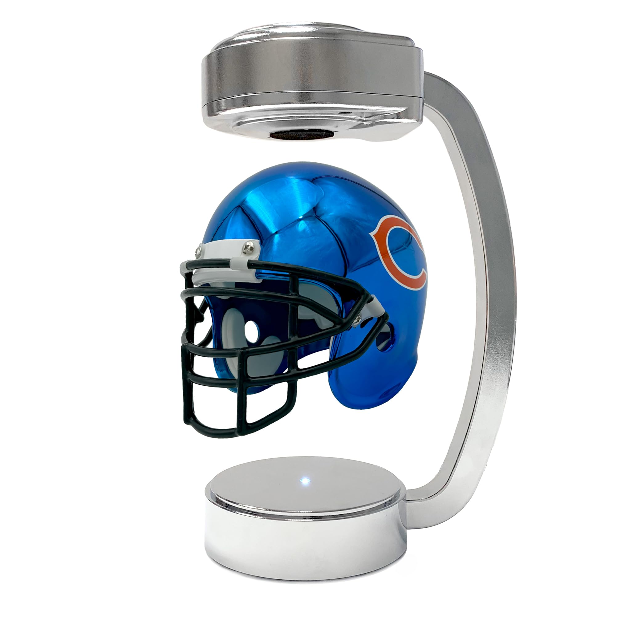 NFL Chicago Bears Mini Metallic Hover Helmet - Sports Gifts, Sports Memorabilia, Sports Collectibles, Fan Shop