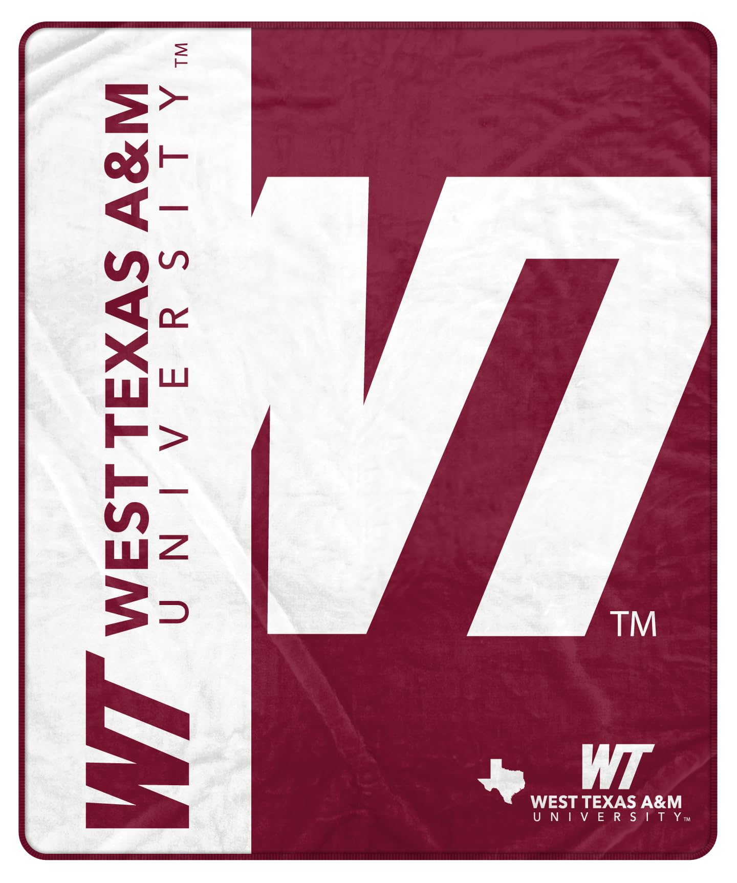 Proformance Home NCAA West Texas A&M Buffaloes Endzone Ultra Soft Tailgate Throw - Sports Gifts, Sports Memorabilia, Sports Collectibles, Fan Shop