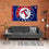 WinCraft Texas Rangers Printed Header Flag 3x5 Banner - Sports Collectibles, Sports Memorabilia, Sports Fan Shop, Sports Gifts