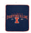 NCAA Illinois Fighting Illini Vintage Arch Block Ultra Soft Blanket - Sports Gifts, Sports Memorabilia, Sports Collectibles, Fan Shop