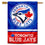 WinCraft Toronto Blue Jays Double Sided House Flag - Sports Collectibles, Sports Memorabilia, Sports Fan Shop, Sports Gifts