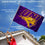 College Flags & Banners Co. Northern Iowa Panthers UNI Logo Flag and Pole Bracket Mount Bundle - Sports Collectibles, Sports Memorabilia, Sports Fan Shop, Sports Gifts