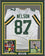 Framed Autographed/Signed Jordy Nelson 35x39 Green Bay White Football Jersey JSA COA
