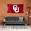 College Flags & Banners Co. Oklahoma Sooners Printed Header 3x5 Foot Banner Flag - Sports Collectibles, Sports Memorabilia, Sports Fan Shop, Sports Gifts