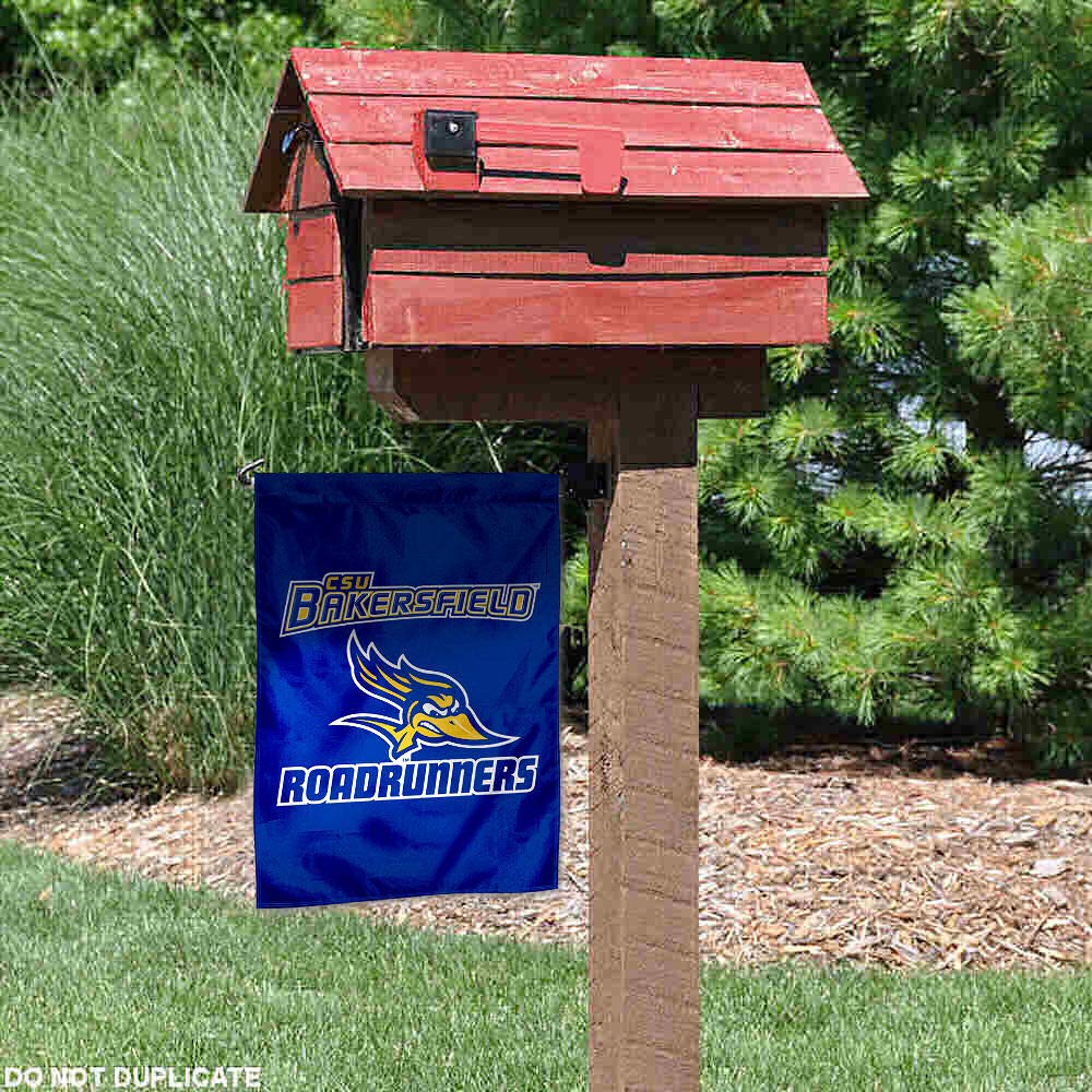 Cal State Bakersfield Road Runners Wordmark Garden Flag Double Sided Banner - Sports Collectibles, Sports Memorabilia, Sports Fan Shop, Sports Gifts