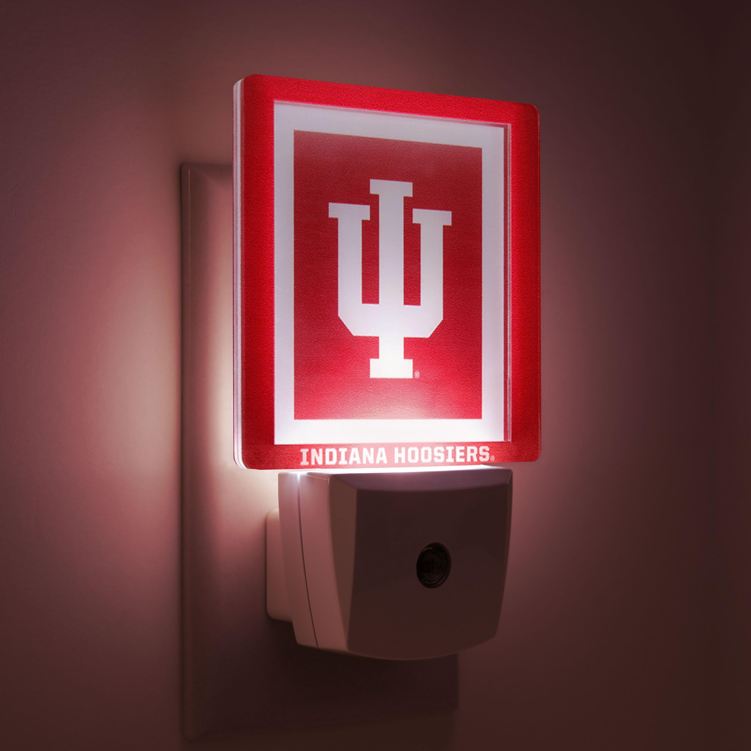 YouTheFan NCAA Indiana Hoosiers Logo Series Nite Light - Sports Collectibles, Sports Memorabilia, Sports Fan Shop, Sports Gifts