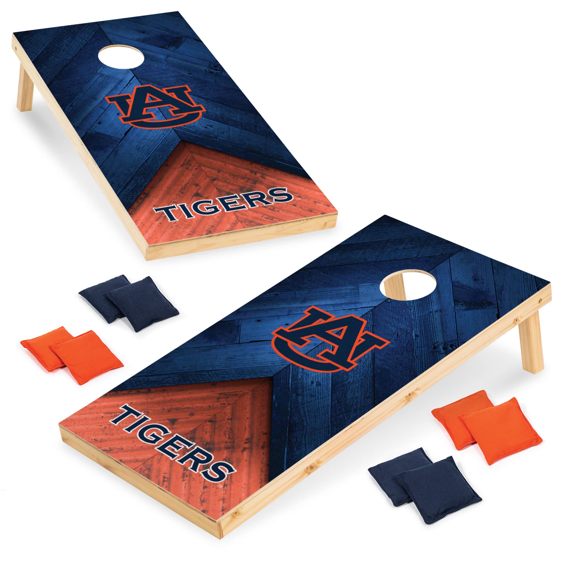 Wild Sports 2' x 4' Regulation Size College Set with Direct Print HD Team Graphics Great Gift for Any NCAA Fan! Bean Bag Toss Family Outdoor Game - Sports Collectibles, Sports Memorabilia, Sports Fan Shop, Sports Gifts