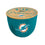 Pegasus Sports NFL Miami Dolphins Script Circle Logo Ceramic Candle - Sports Gifts, Sports Memorabilia, Sports Collectibles, Fan Shop