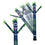 Seattle Seahawks Super Bowl 60 Champions Inflatable Crazy Sports Fan with LED Lights and Built-in Blower Air Wacky Dancers Outdoor Yard Decoration, Official NFL, 8 ft - Sports Gifts, Sports Memorabilia, Sports Collectibles, Fan Shop