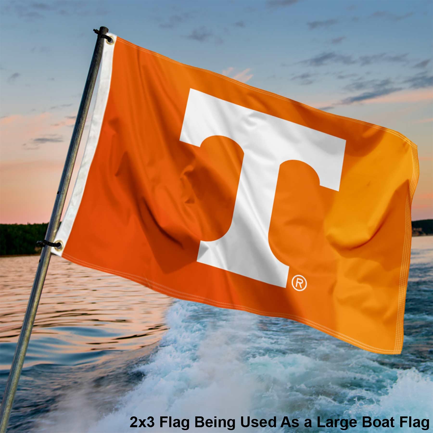 College Flags & Banners Co. Tennessee Volunteers Small 2x3 Foot Flag - Sports Collectibles, Sports Memorabilia, Sports Fan Shop, Sports Gifts