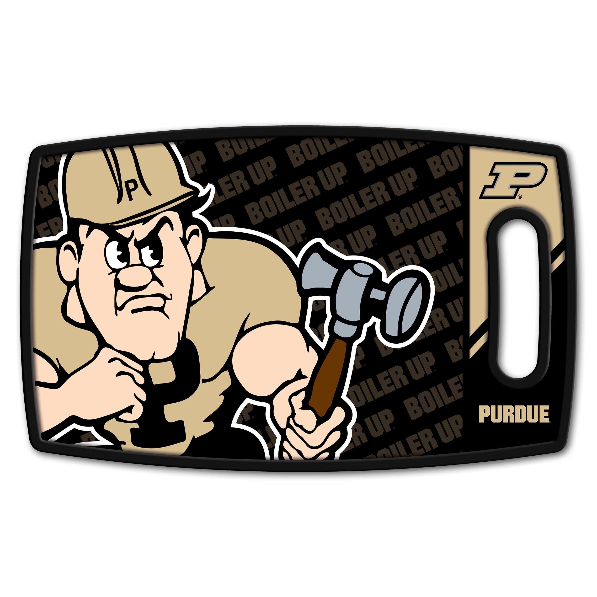 YouTheFan NCAA Purdue Boilermakers Logo Series Cutting Board - Sports Collectibles, Sports Memorabilia, Sports Fan Shop, Sports Gifts