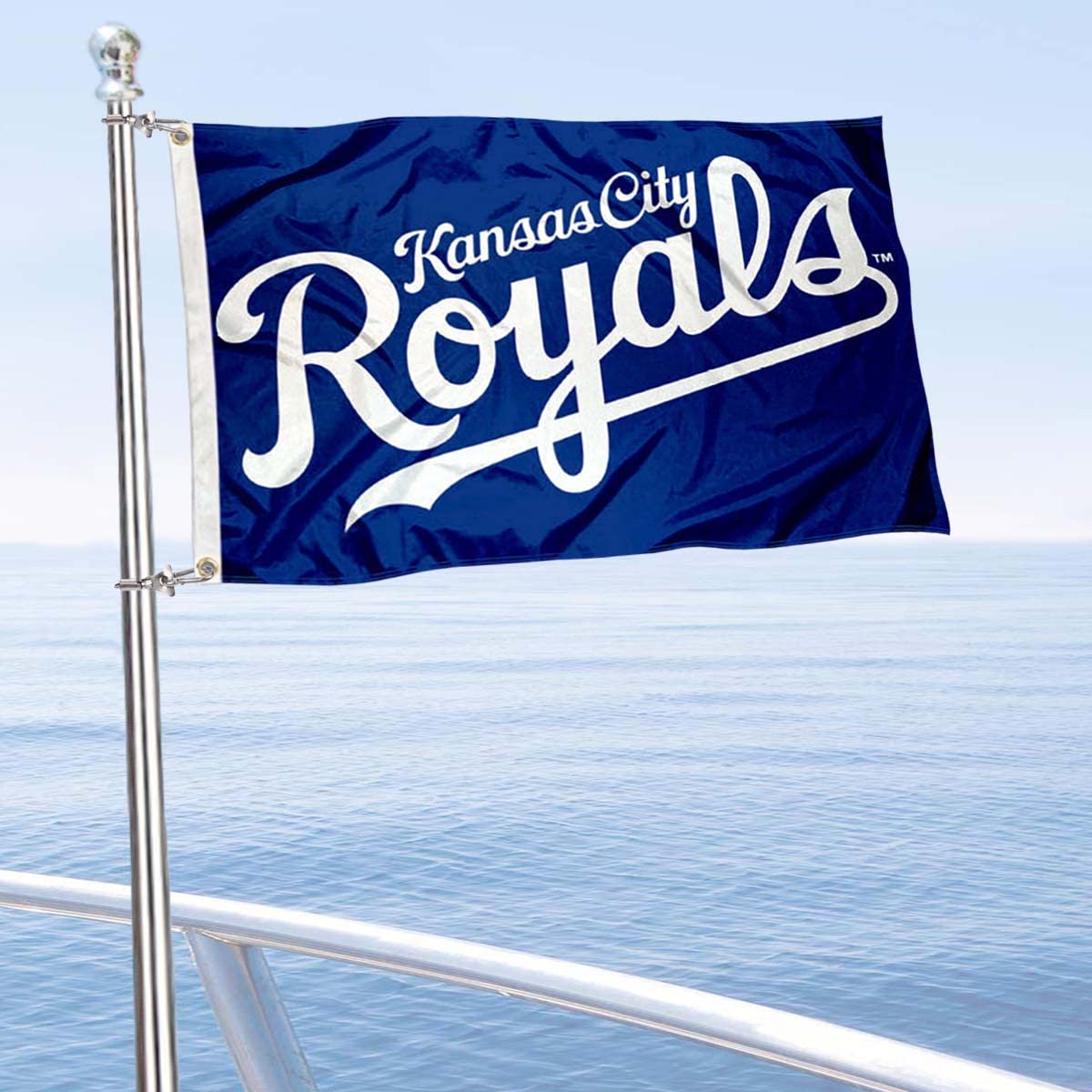 WinCraft Kansas City Royals Boat and Golf Cart Flag - Sports Collectibles, Sports Memorabilia, Sports Fan Shop, Sports Gifts