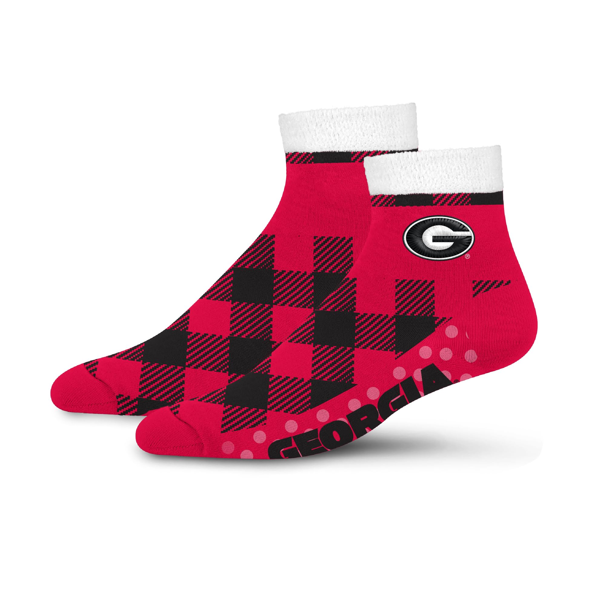 For Bare Feet NCAA GEORGIA BULLDOGS Cozy Buff Plush Cabin Sock Team Color OSFM - Sports Gifts, Sports Memorabilia, Sports Collectibles, Fan Shop