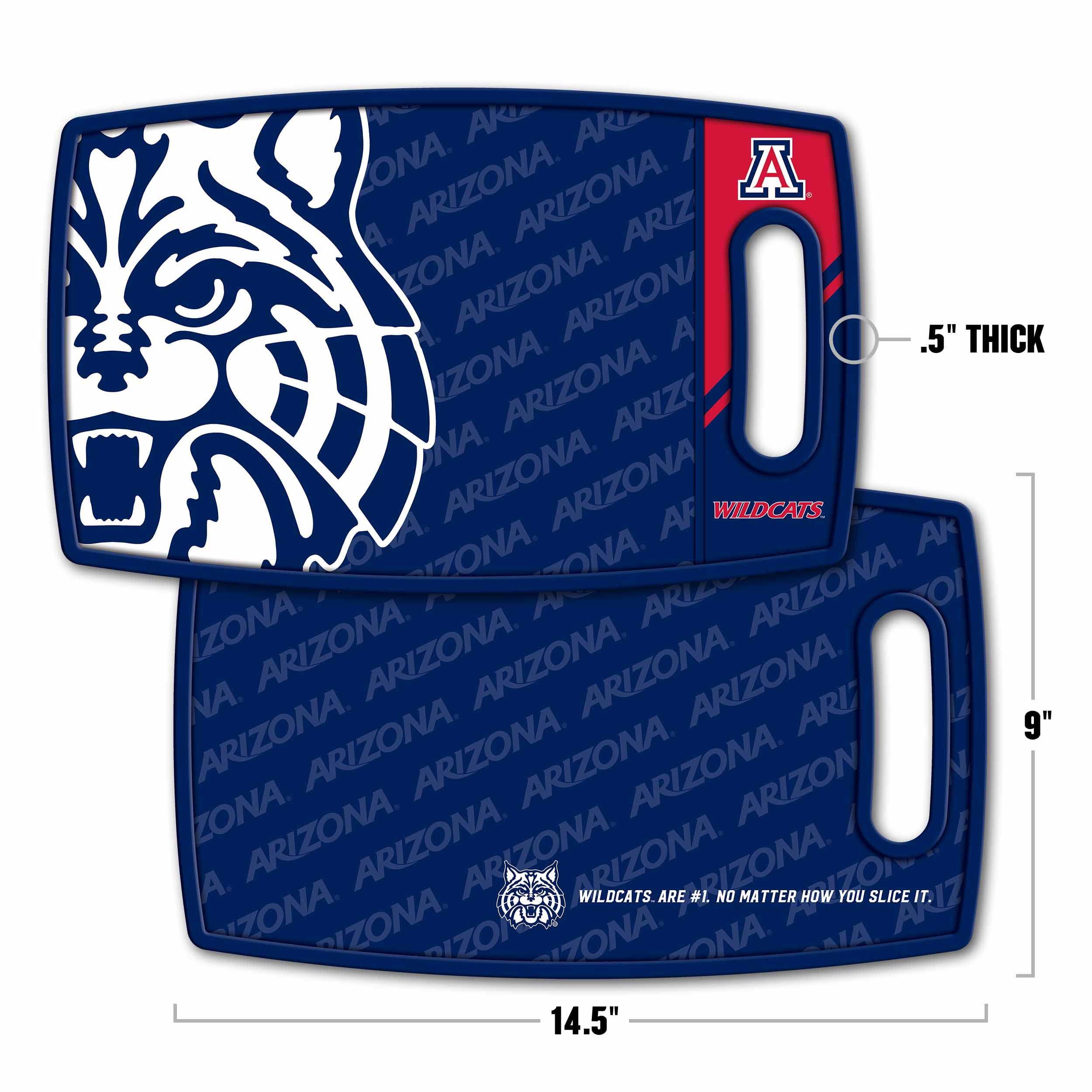 YouTheFan NCAA Arizona Wildcats Logo Series Cutting Board - Sports Collectibles, Sports Memorabilia, Sports Fan Shop, Sports Gifts