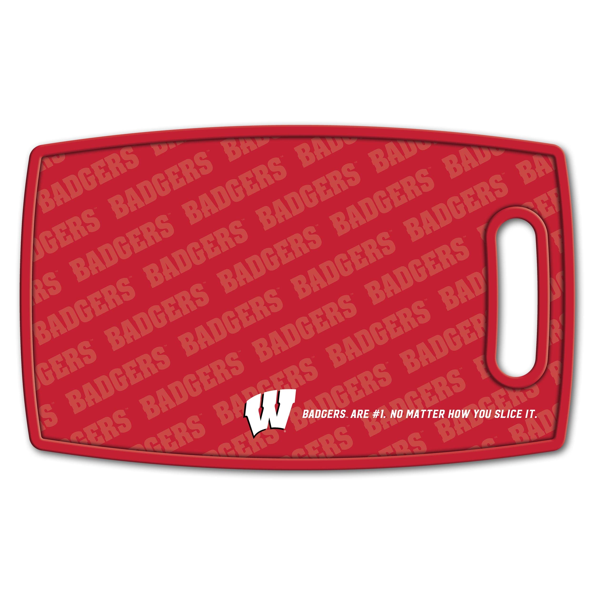 YouTheFan NCAA Wisconsin Badgers Logo Series Cutting Board - Sports Collectibles, Sports Memorabilia, Sports Fan Shop, Sports Gifts