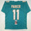 Autographed/Signed Devante Parker Miami Teal Football Jersey JSA COA