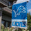 WinCraft Detroit Lions Double Sided House Flag - Sports Collectibles, Sports Memorabilia, Sports Fan Shop, Sports Gifts