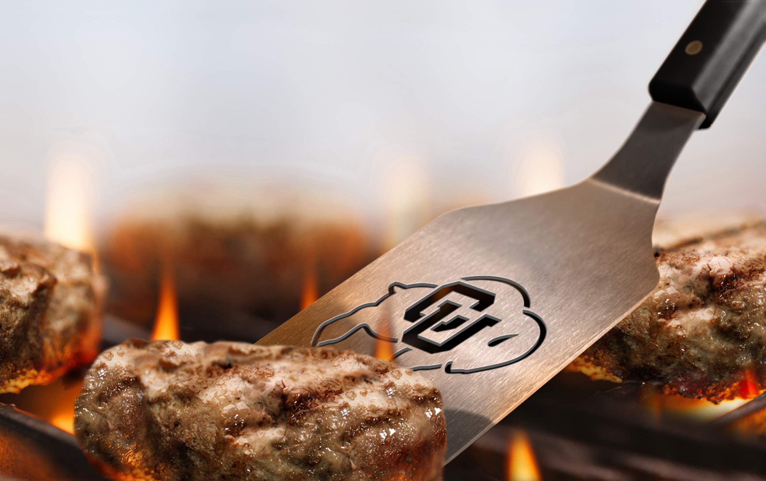 NCAA Colorado Buffaloes Spirit Series Sportula Stainless Steel Grilling Spatula - Sports Collectibles, Sports Memorabilia, Sports Fan Shop, Sports Gifts