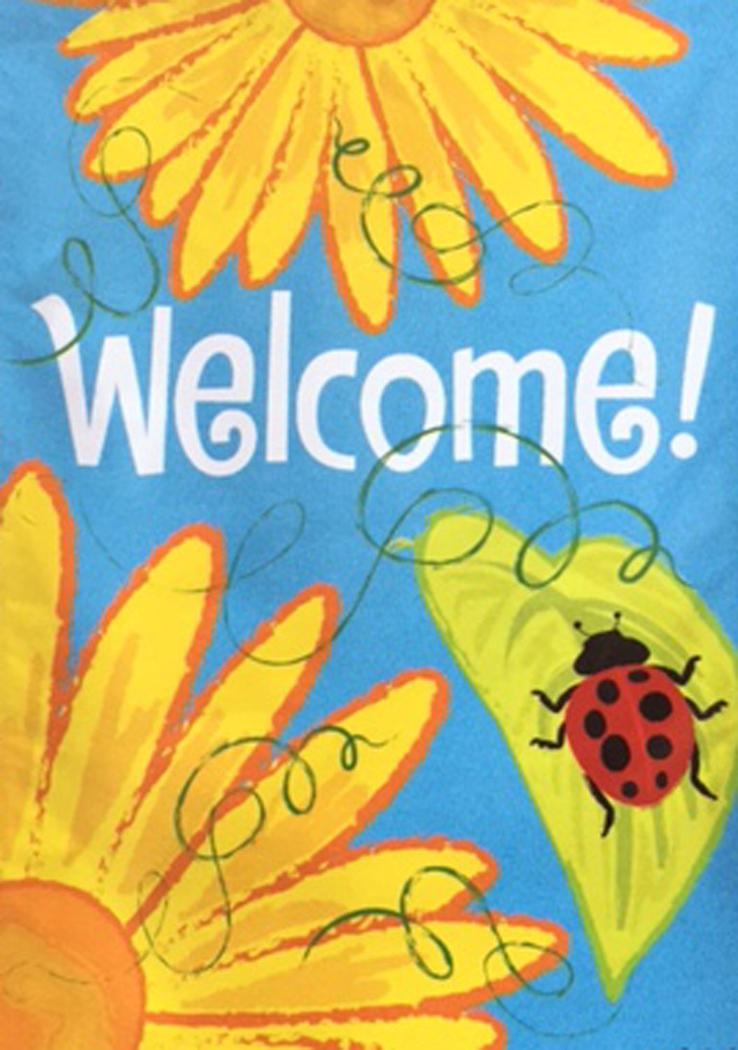 WinCraft Lady Bug Flowers Garden Flag - Sports Collectibles, Sports Memorabilia, Sports Fan Shop, Sports Gifts