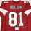 Autographed/Signed Anquan Boldin Arizona Red Football Jersey Beckett BAS COA
