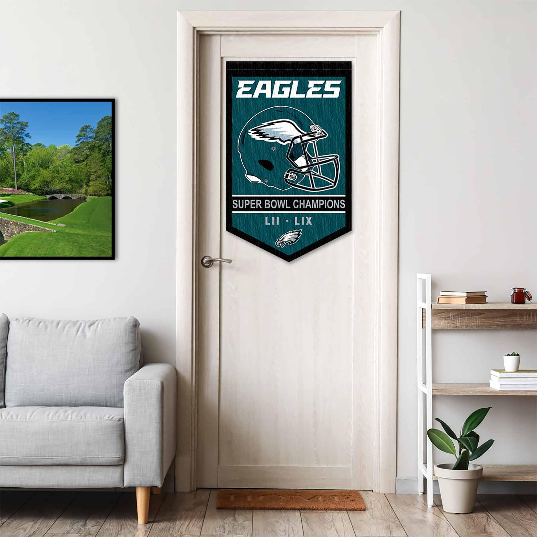 Philadelphia Eagles 2 Time Super Bowl Champions Banner Pennant - Sports Collectibles, Sports Memorabilia, Sports Fan Shop, Sports Gifts
