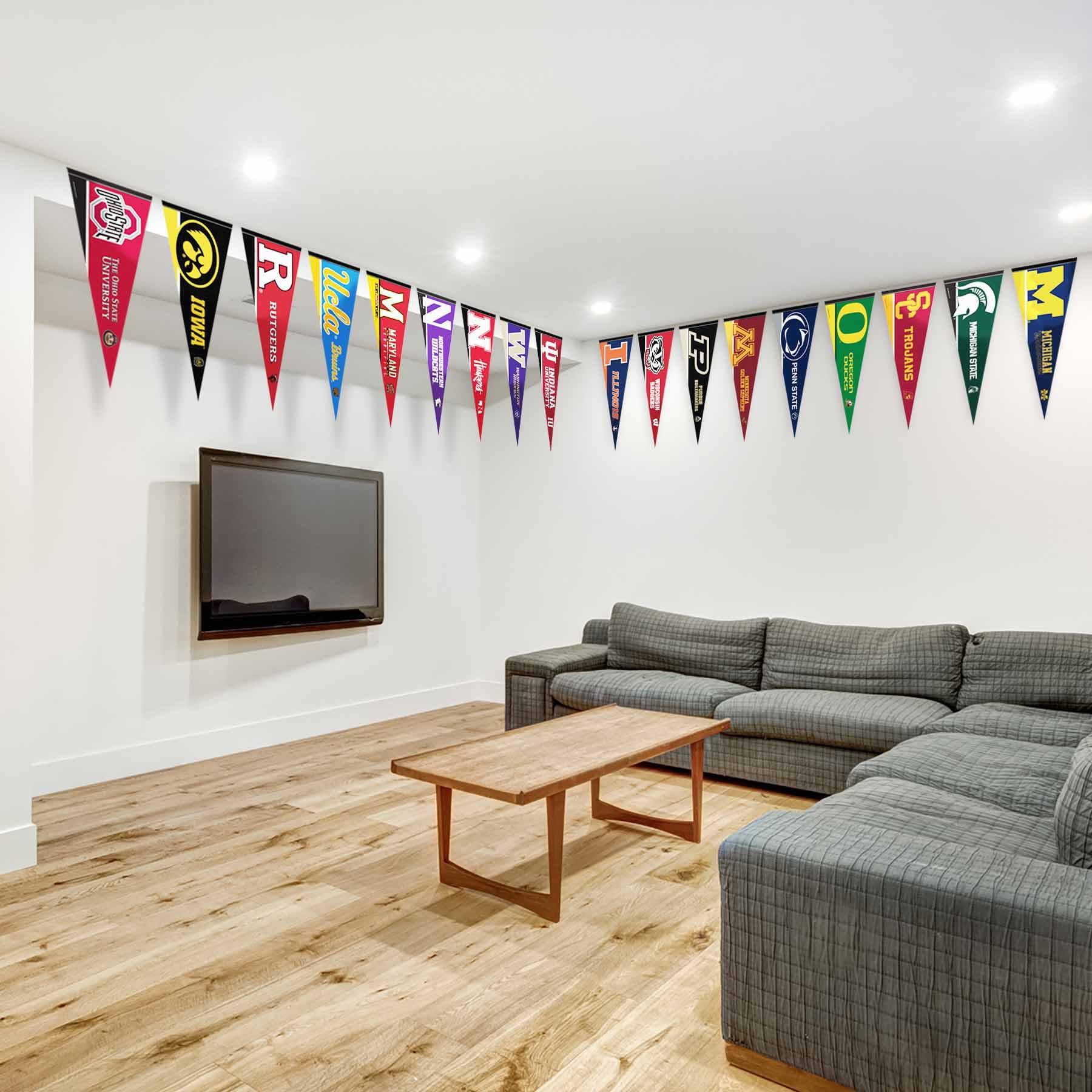 Big Ten Conference College Pennant Set - Sports Collectibles, Sports Memorabilia, Sports Fan Shop, Sports Gifts