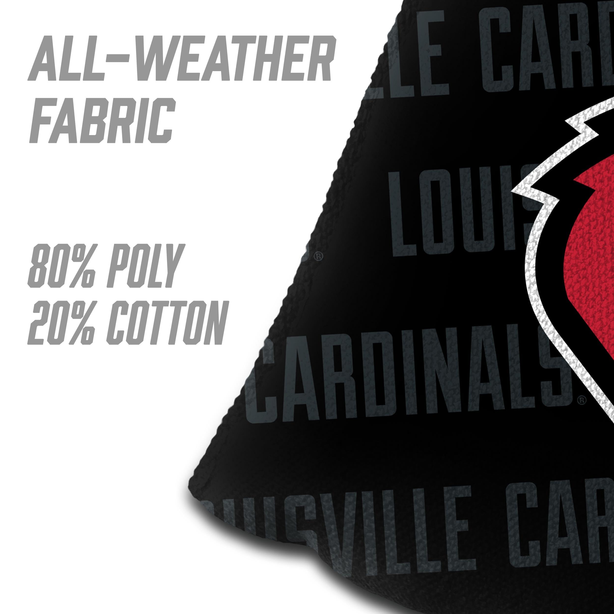 YouTheFan NCAA Louisville Cardinals Cornhole Bags - 4PK - Black - Sports Collectibles, Sports Memorabilia, Sports Fan Shop, Sports Gifts