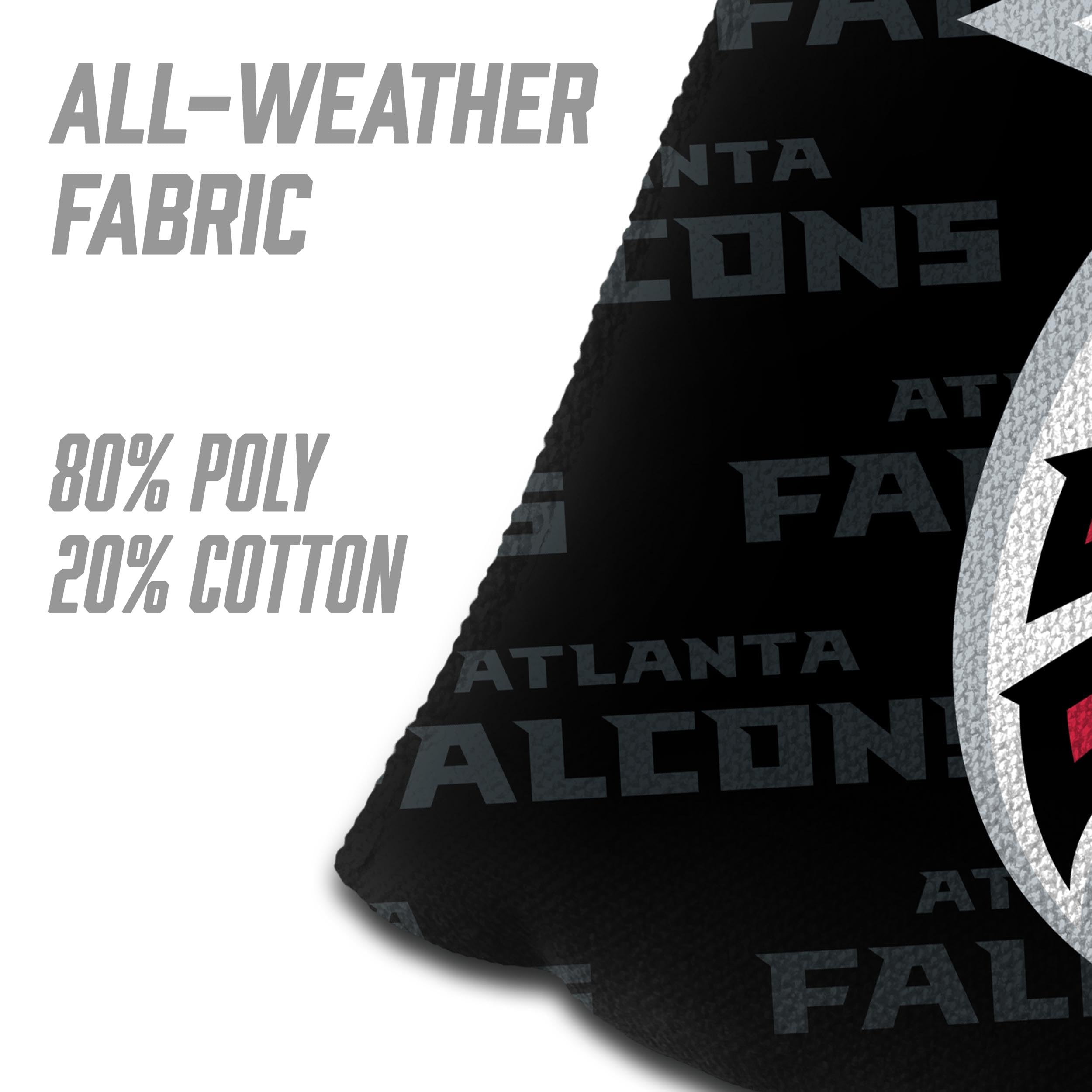 YouTheFan NFL Atlanta Falcons Cornhole Bags - 4PK - Black - Sports Collectibles, Sports Memorabilia, Sports Fan Shop, Sports Gifts