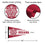 Indiana Hoosiers 2025 College Football National Champions Pennant Flag - Sports Gifts, Sports Memorabilia, Sports Collectibles, Fan Shop