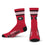 For Bare Feet NCAA Georgia Bulldogs 4 Stripe Deuce Crew Sock Team Color LARGE - Sports Gifts, Sports Memorabilia, Sports Collectibles, Fan Shop