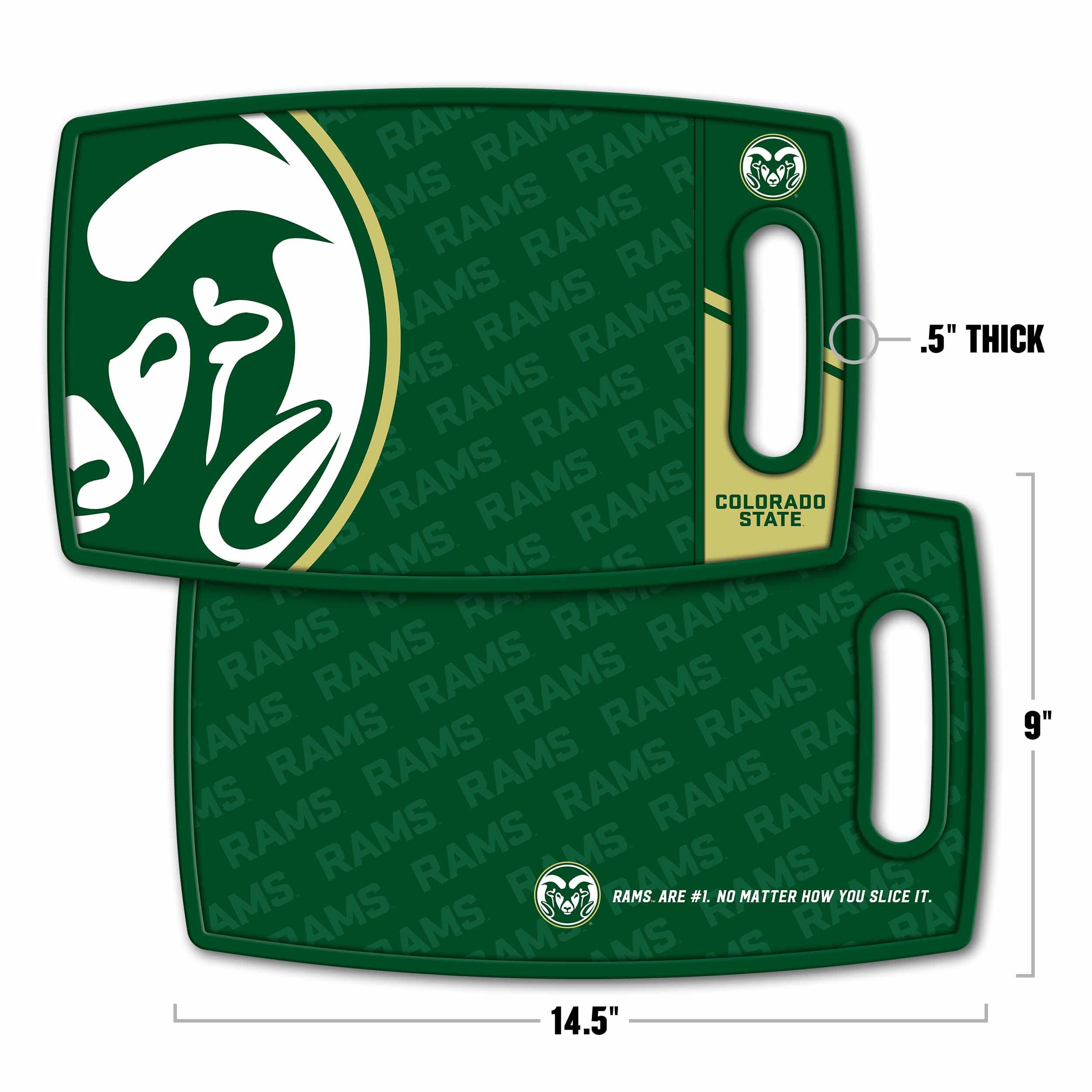 YouTheFan NCAA Colorado State Rams Logo Series Cutting Board - Sports Collectibles, Sports Memorabilia, Sports Fan Shop, Sports Gifts
