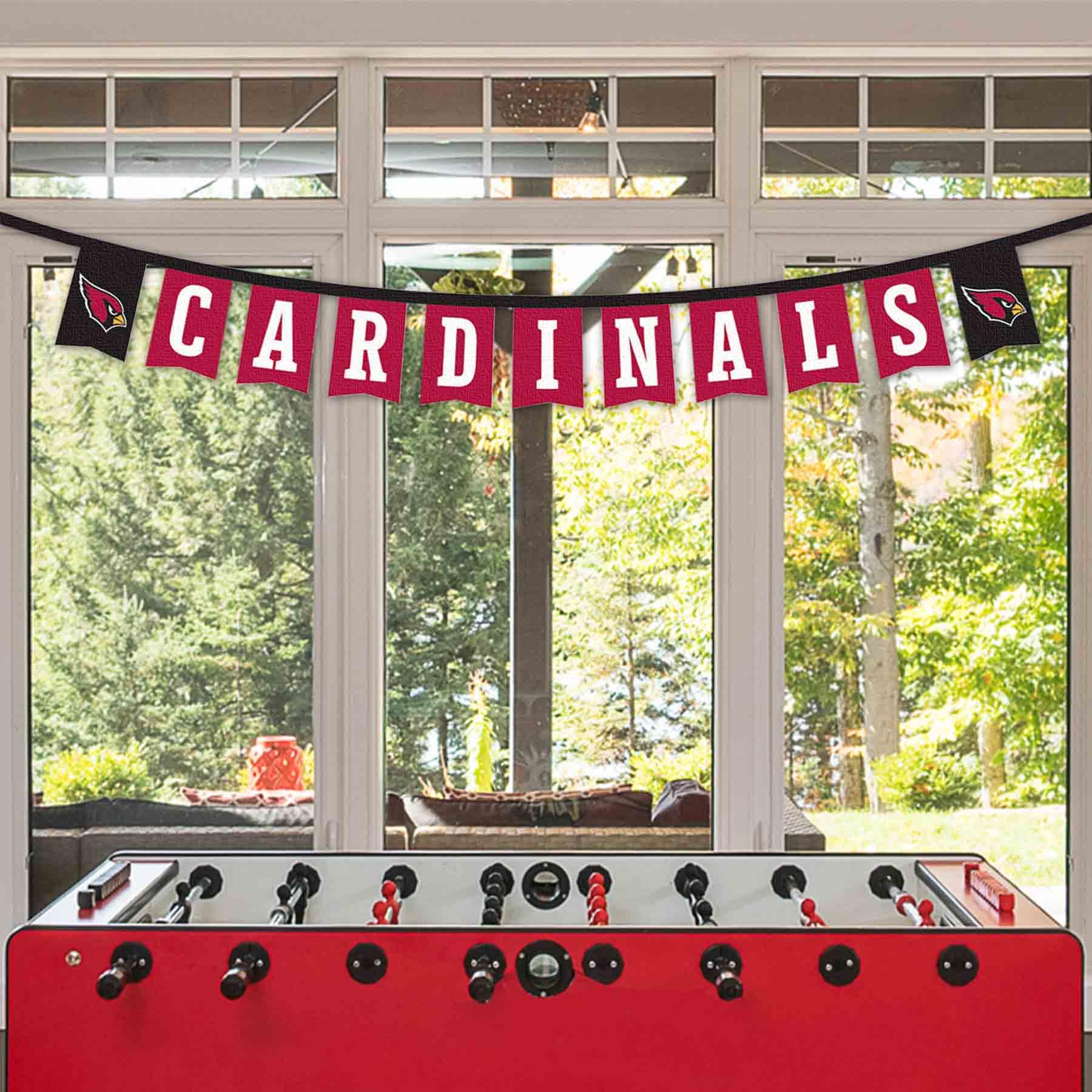 WinCraft Arizona Cardinals Banner String Pennant Flags - Sports Collectibles, Sports Memorabilia, Sports Fan Shop, Sports Gifts