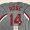 Autographed/Signed Pete Rose 4256 Cincinnati Grey Baseball Jersey JSA COA