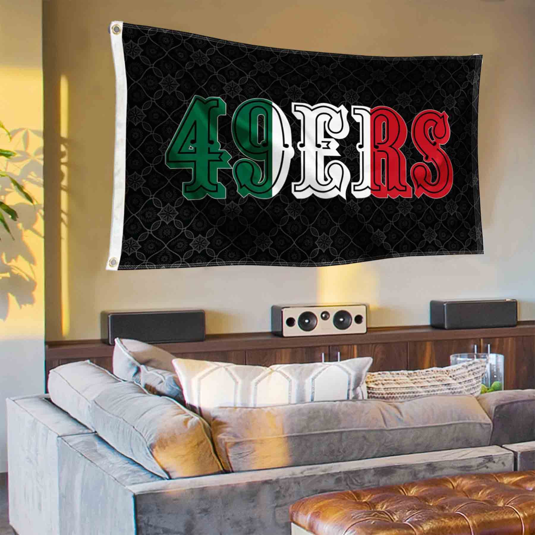San Francisco 49ers Mexico Banner and Tapestry Wall Tack Pads - Sports Collectibles, Sports Memorabilia, Sports Fan Shop, Sports Gifts