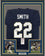 Framed Autographed/Signed Harrison Smith 35x39 Notre Dame Blue College Football Jersey JSA COA